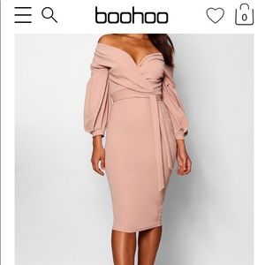 Women's off the shoulder dress